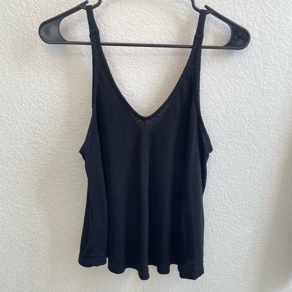 Intimately Free People Black Ribbed Tank Small - Picture 2 of 4